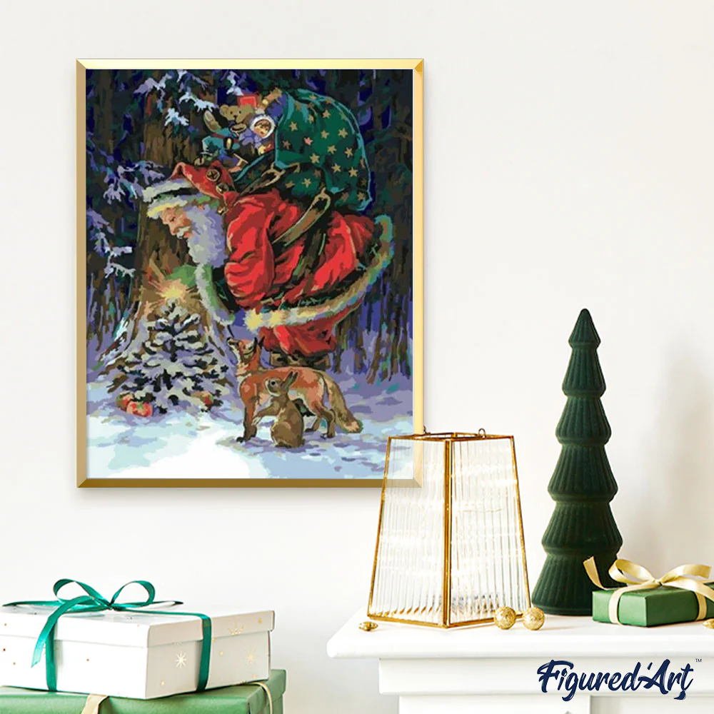 Santa Claus carrying Gifts - Image 3