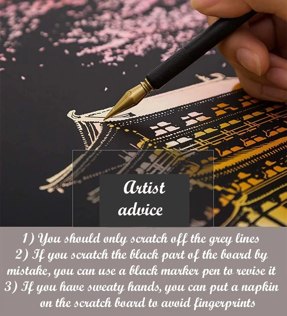 Scratch Painting - Tianjin Eye - Image 3