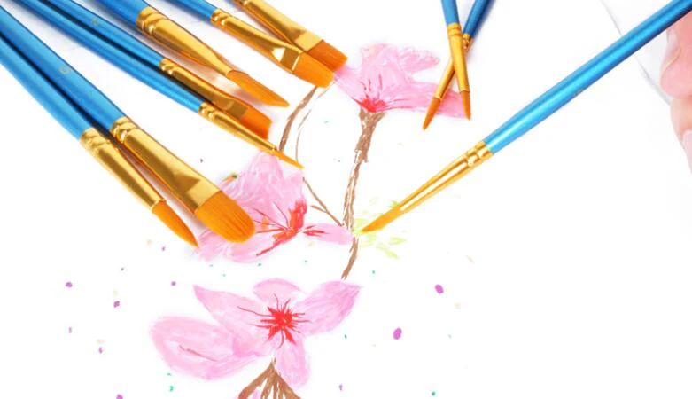 Set of 10 High Quality Paint Brushes - Image 3