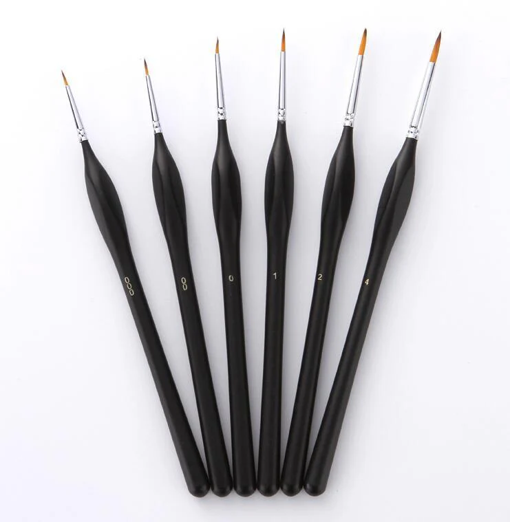 Set of 6 High Quality Professional Paint Brushes - Image 3