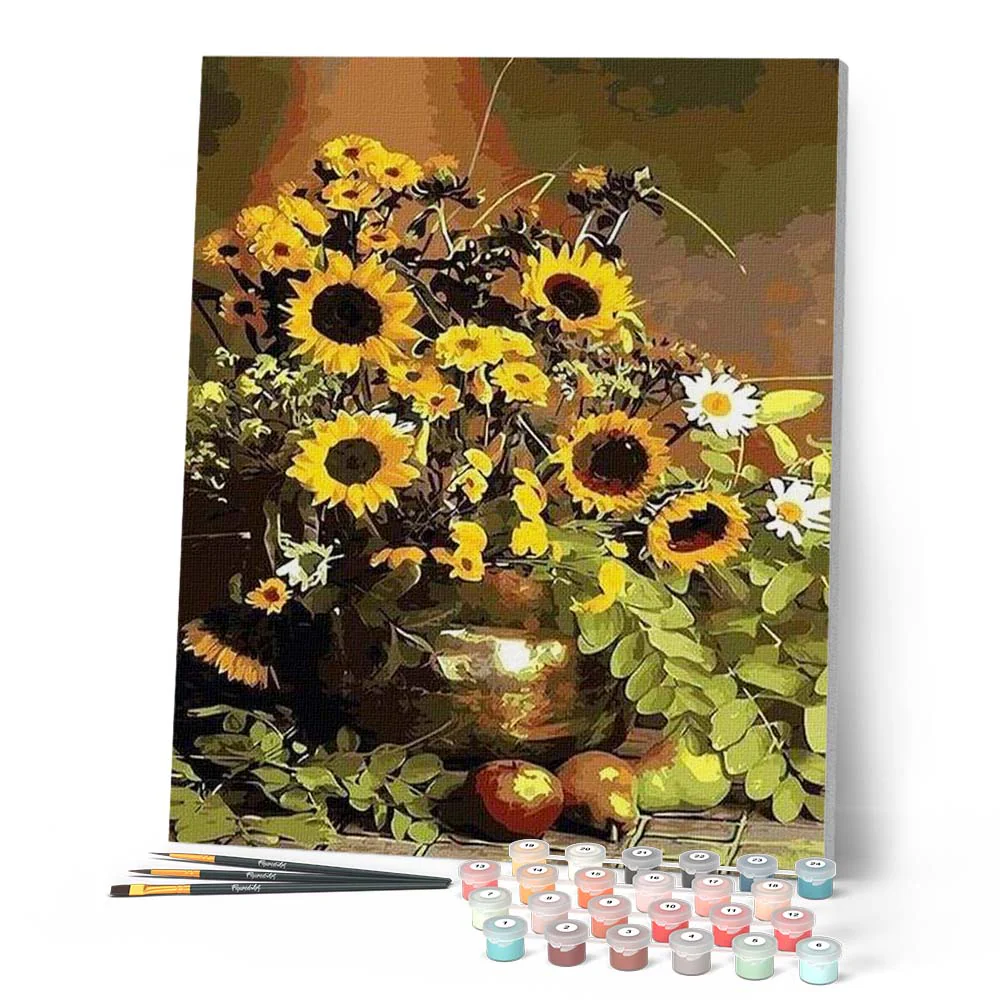 Sunflowers and Fruits - Image 2