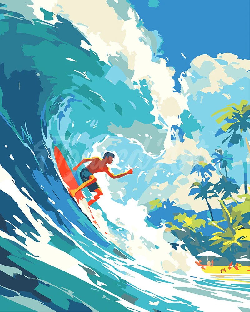 Surfing in Hawaii