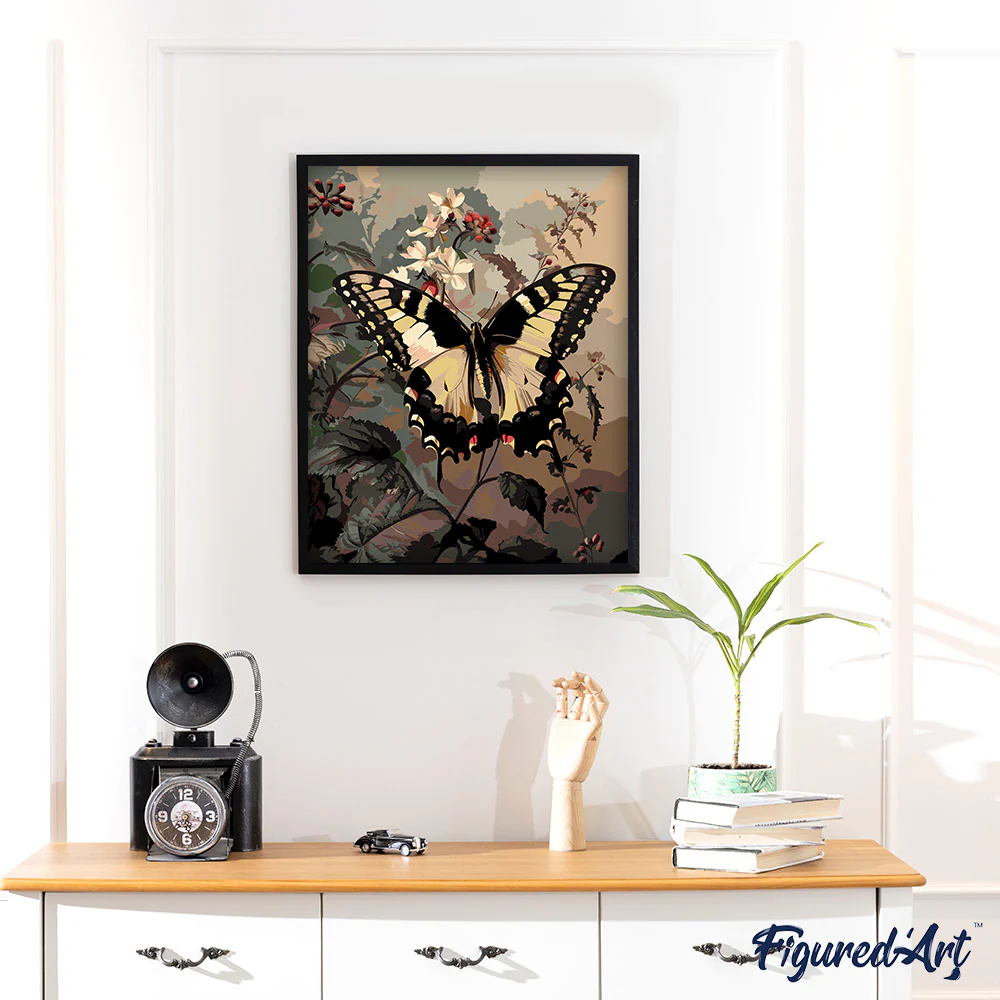 Swallowtail and White Flowers - Image 3