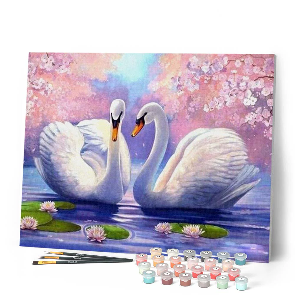 Swans on the Water - Image 2