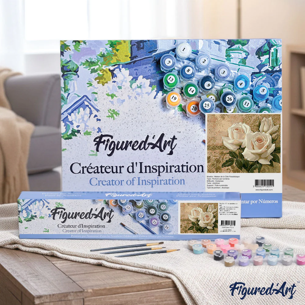 Three white flowers - Image 4