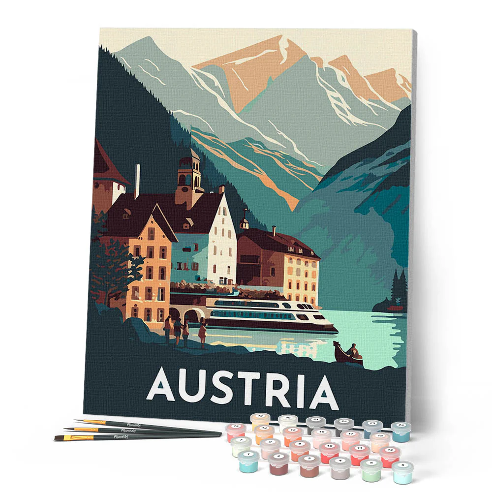 Travel Poster Hallstatt - Image 2