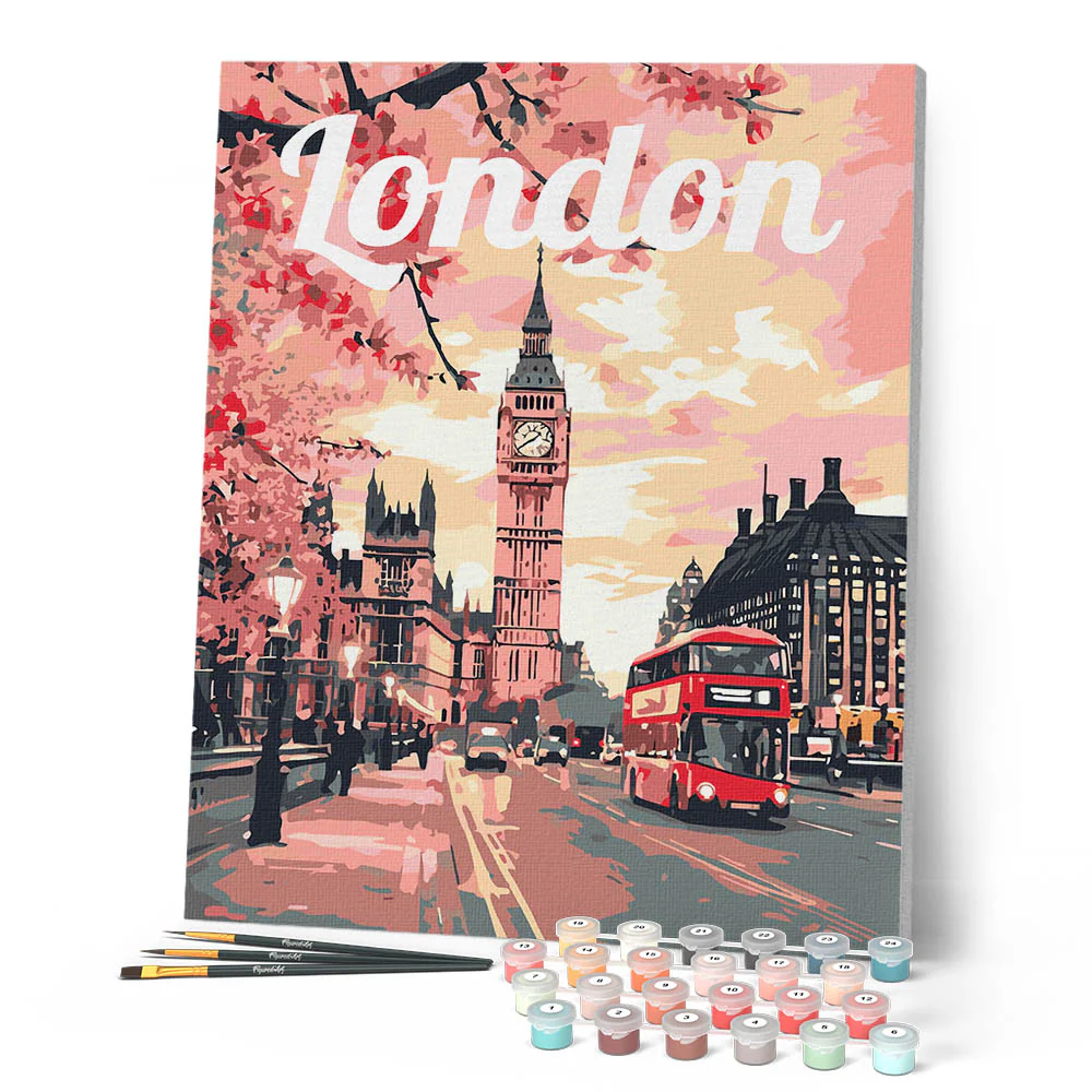 Travel Poster London in Bloom - Image 2