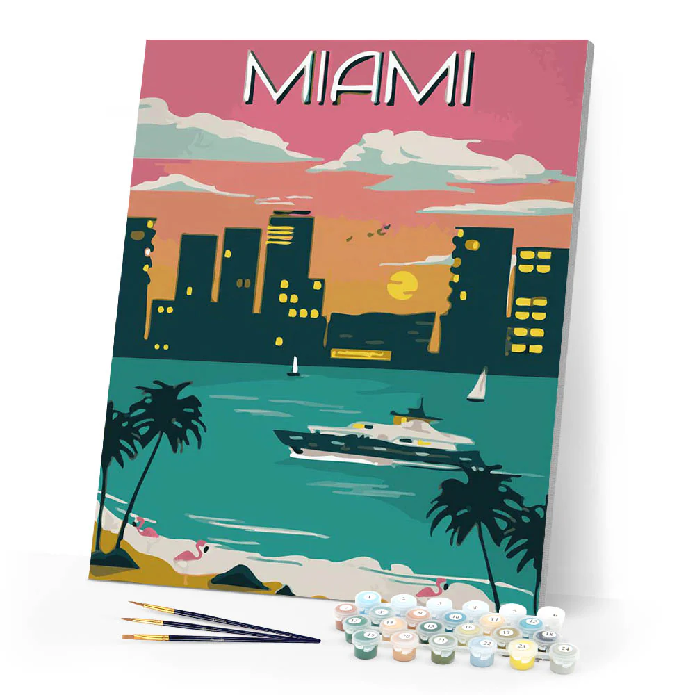 Travel Poster Miami - Image 2