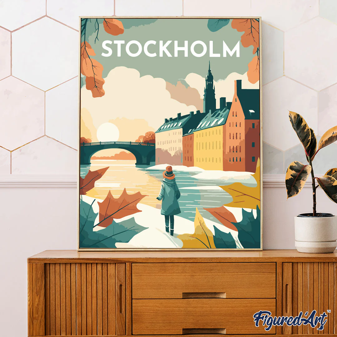 Travel Poster Stockholm - Image 3