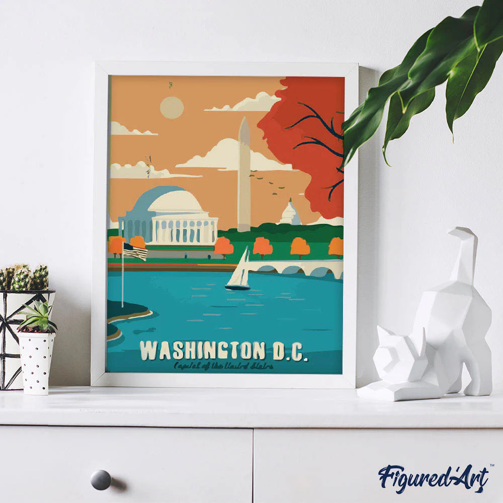 Travel Poster Washington D.C - Image 3