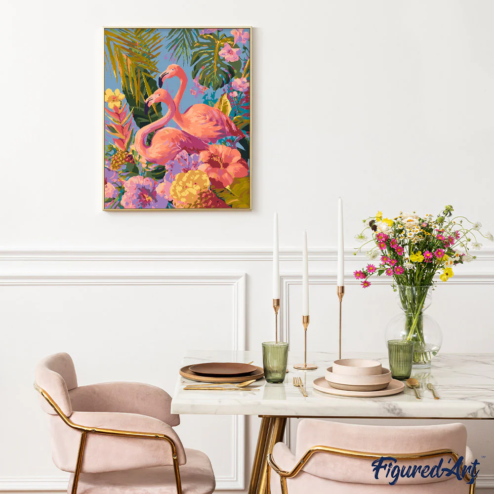 Twin Flamingos - Image 3