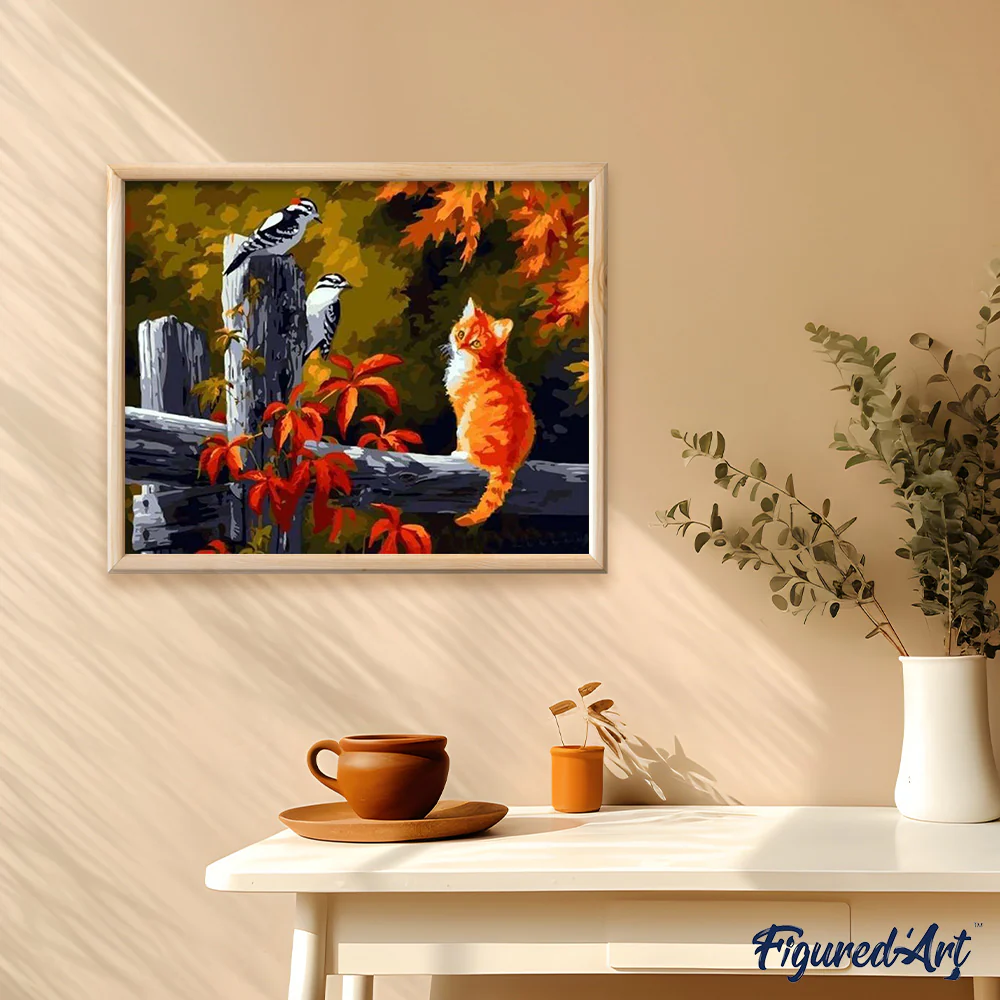 Two Birds And Cat - Image 3