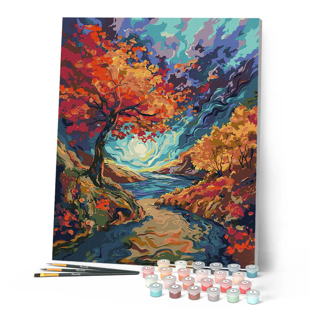 Van Gogh-inspired Surreal Autumn - Image 2