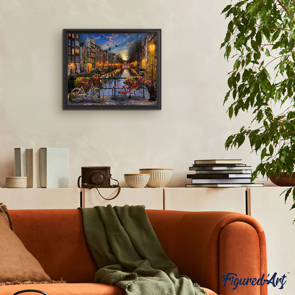 View of Amsterdam canal - Image 3