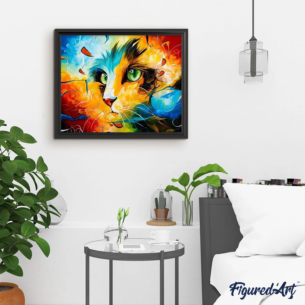 Watercolor cat - Image 3