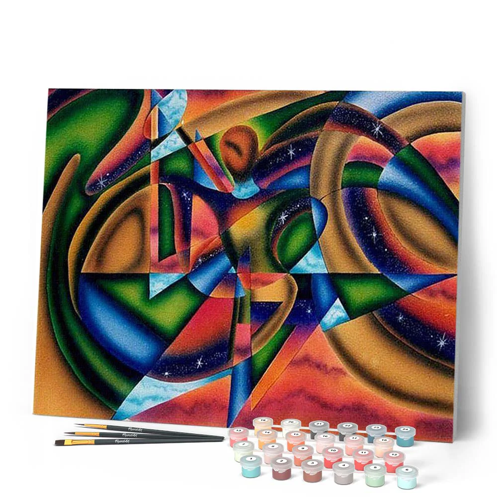 Woman and Art in colors - Image 2