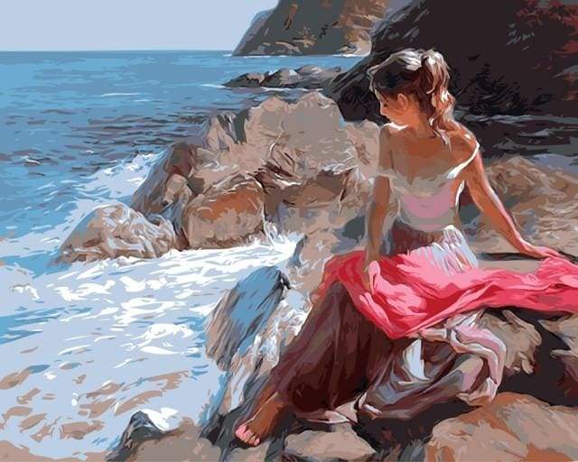 Woman on the Seaside