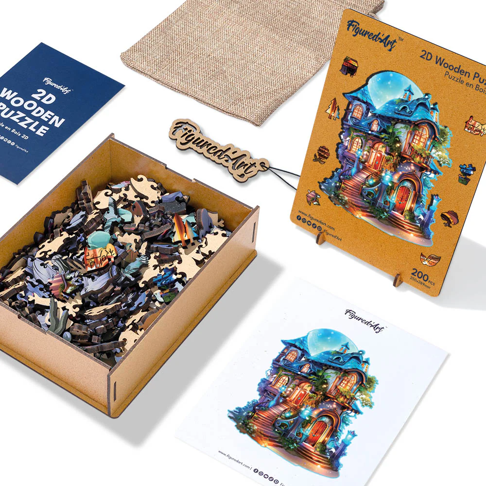 Wooden Puzzle - Enchanted House - Image 6