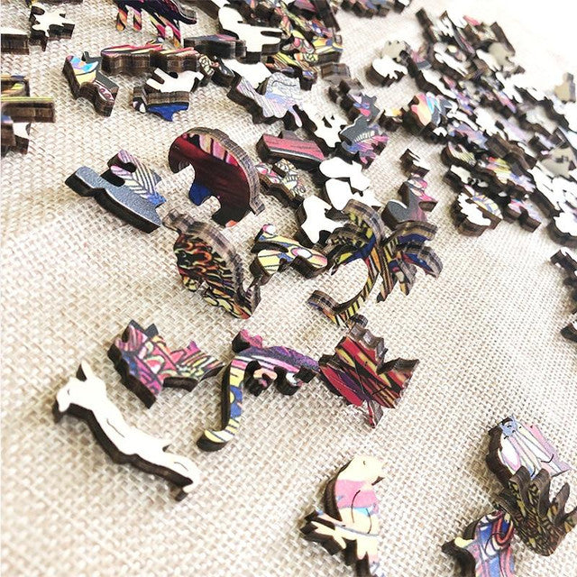 Wooden Puzzle - Sunflowers - Image 3