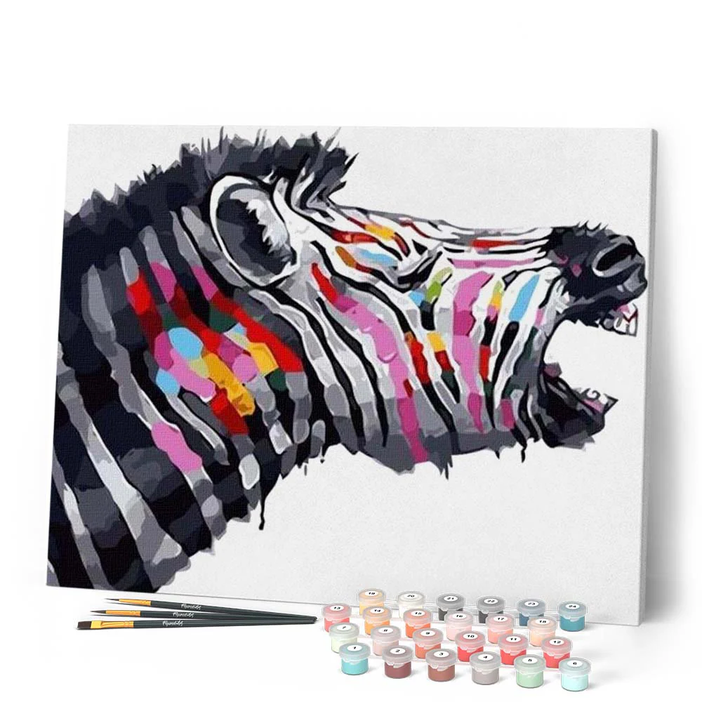 Zebra with Colors - Image 2